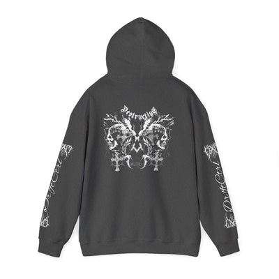 Gothic Rock Band Emo Hoodie, Comfortable Metal Design, Soft and Stylish, Great for Gifts, Unisex Heavy Blend Sweatshirt, Alternative