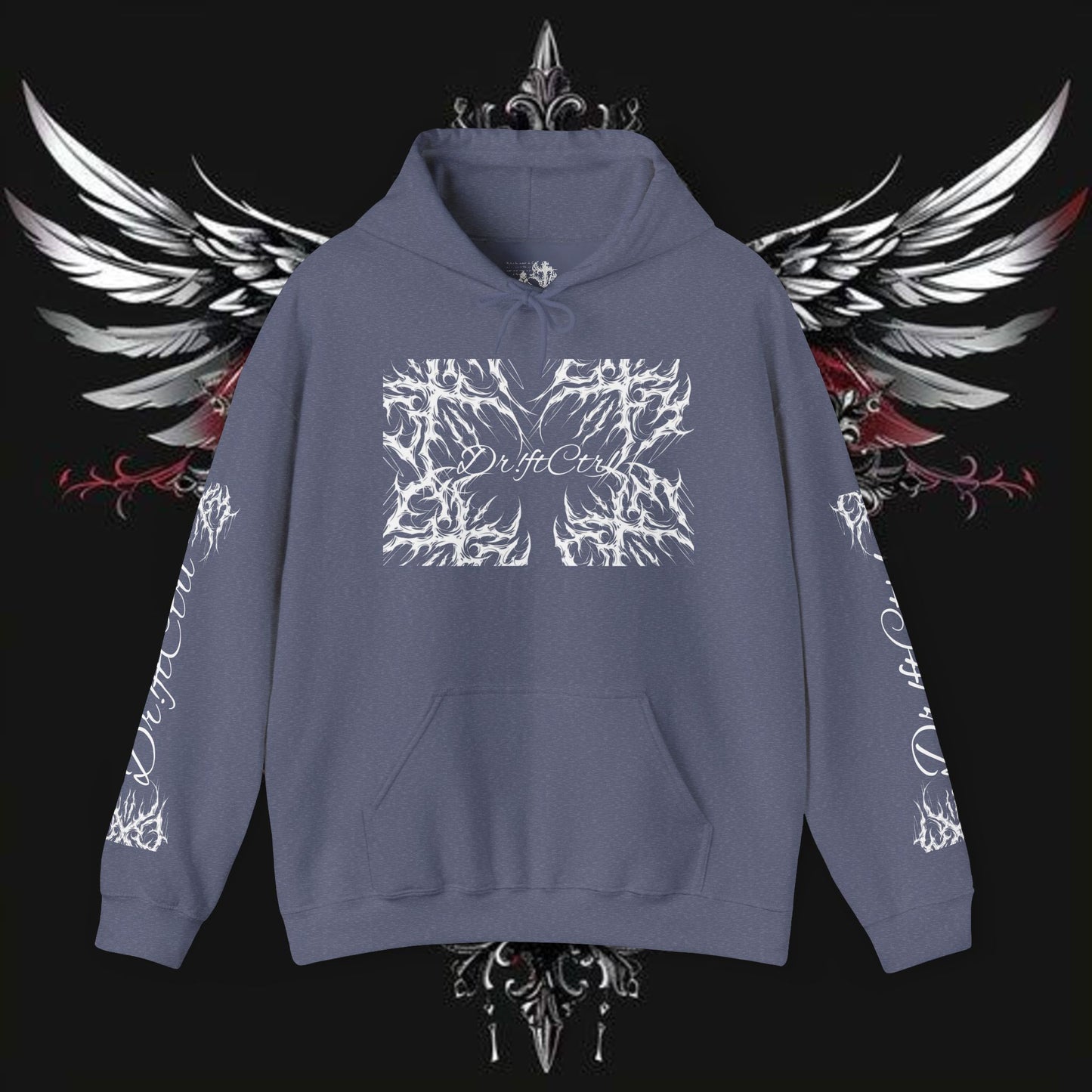 Gothic Rock Band Emo Hoodie, Comfortable Metal Design, Soft and Stylish, Great for Gifts, Unisex Heavy Blend Sweatshirt, Alternative