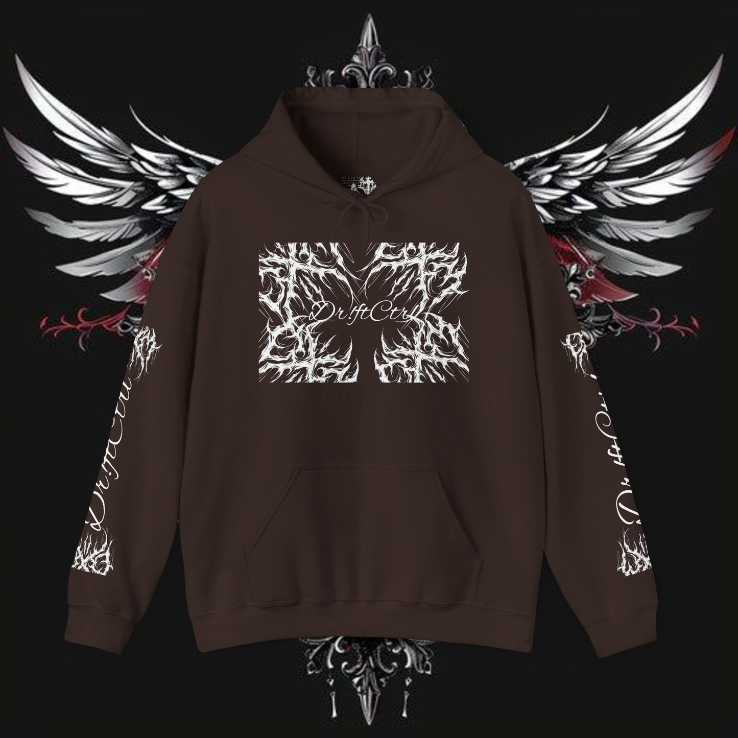 Gothic Rock Band Emo Hoodie, Comfortable Metal Design, Soft and Stylish, Great for Gifts, Unisex Heavy Blend Sweatshirt, Alternative