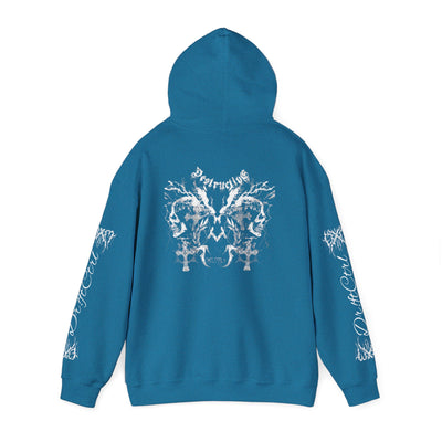 Gothic Rock Band Emo Hoodie, Comfortable Metal Design, Soft and Stylish, Great for Gifts, Unisex Heavy Blend Sweatshirt, Alternative