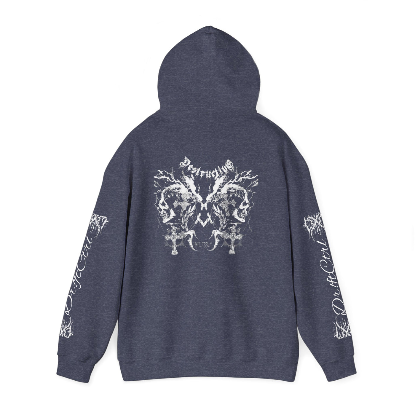 Gothic Rock Band Emo Hoodie, Comfortable Metal Design, Soft and Stylish, Great for Gifts, Unisex Heavy Blend Sweatshirt, Alternative