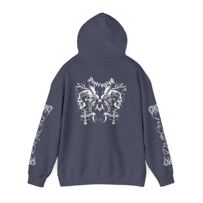 Gothic Rock Band Emo Hoodie, Comfortable Metal Design, Soft and Stylish, Great for Gifts, Unisex Heavy Blend Sweatshirt, Alternative