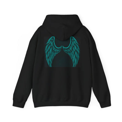 DriftctrL Winged Design Unisex Hoodie - Perfect for Casual Wear, Gift, Streetwear, Music Lovers, and Festivals