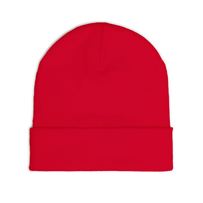 Cozy Embroidered Knit Beanie - Winter Wear, Gift for Him/Her, Fashion Accessory, Casual Style, Unique Embroidery Design