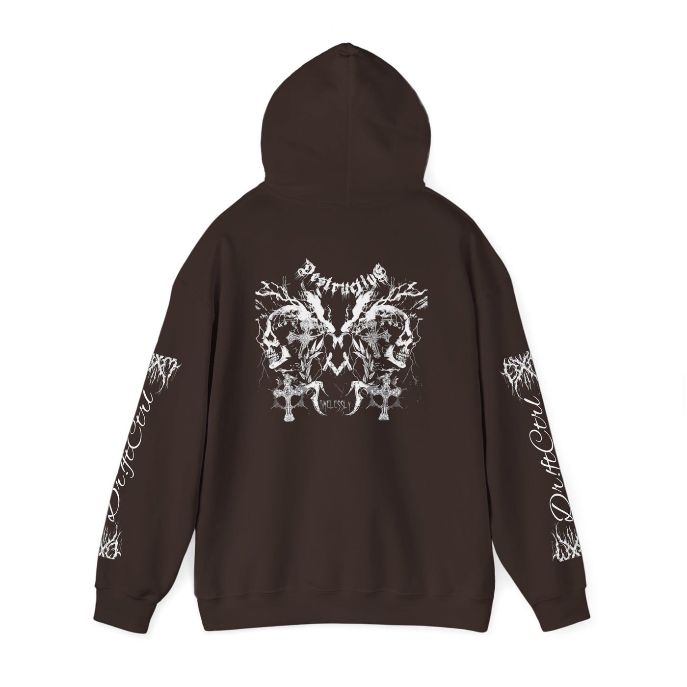 Gothic Rock Band Emo Hoodie, Comfortable Metal Design, Soft and Stylish, Great for Gifts, Unisex Heavy Blend Sweatshirt, Alternative