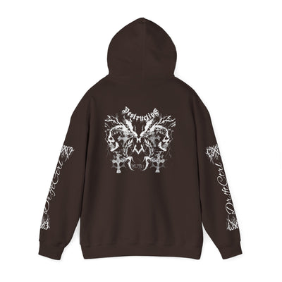 Gothic Rock Band Emo Hoodie, Comfortable Metal Design, Soft and Stylish, Great for Gifts, Unisex Heavy Blend Sweatshirt, Alternative