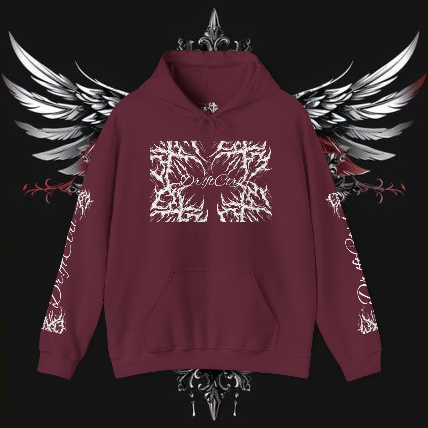 Gothic Rock Band Emo Hoodie, Comfortable Metal Design, Soft and Stylish, Great for Gifts, Unisex Heavy Blend Sweatshirt, Alternative