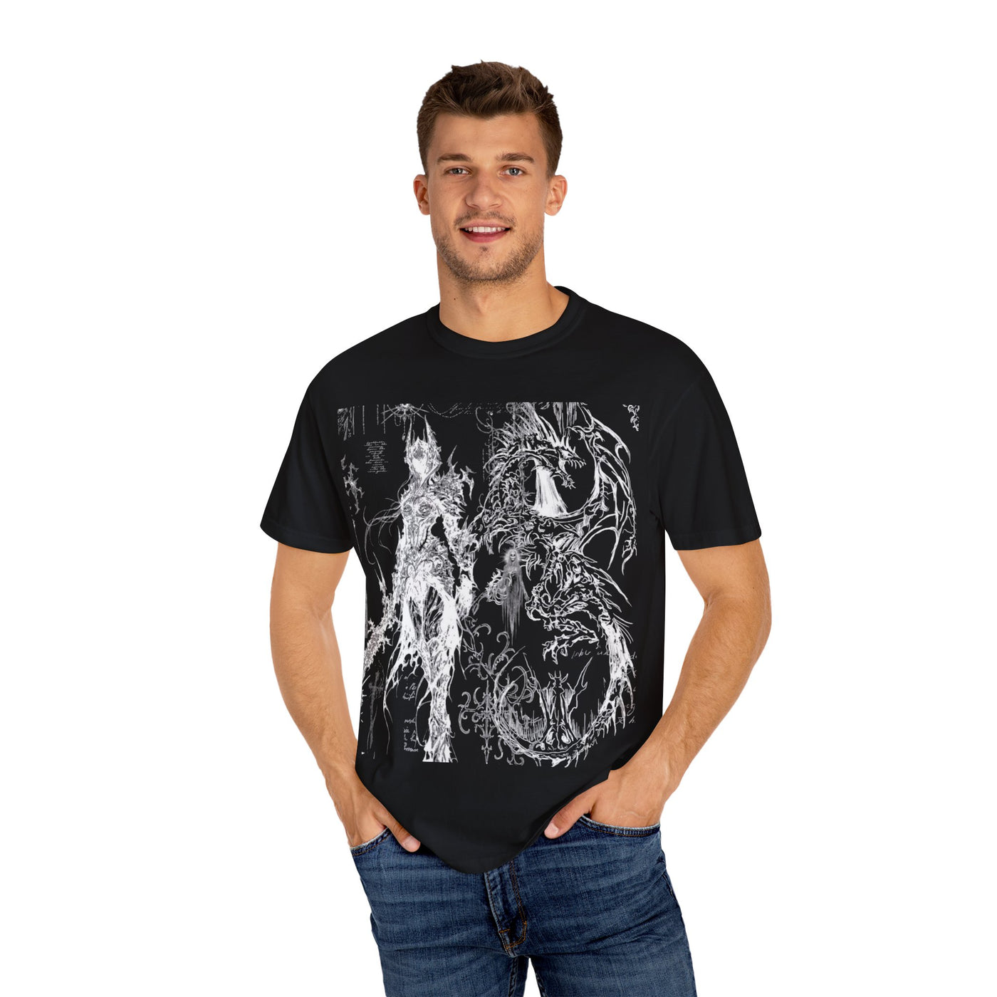 Bold Graphic Unisex T-shirt Edgy Fashion Statement, Perfect for Festivals, Everyday Wear, Gifts, Casual Outings
