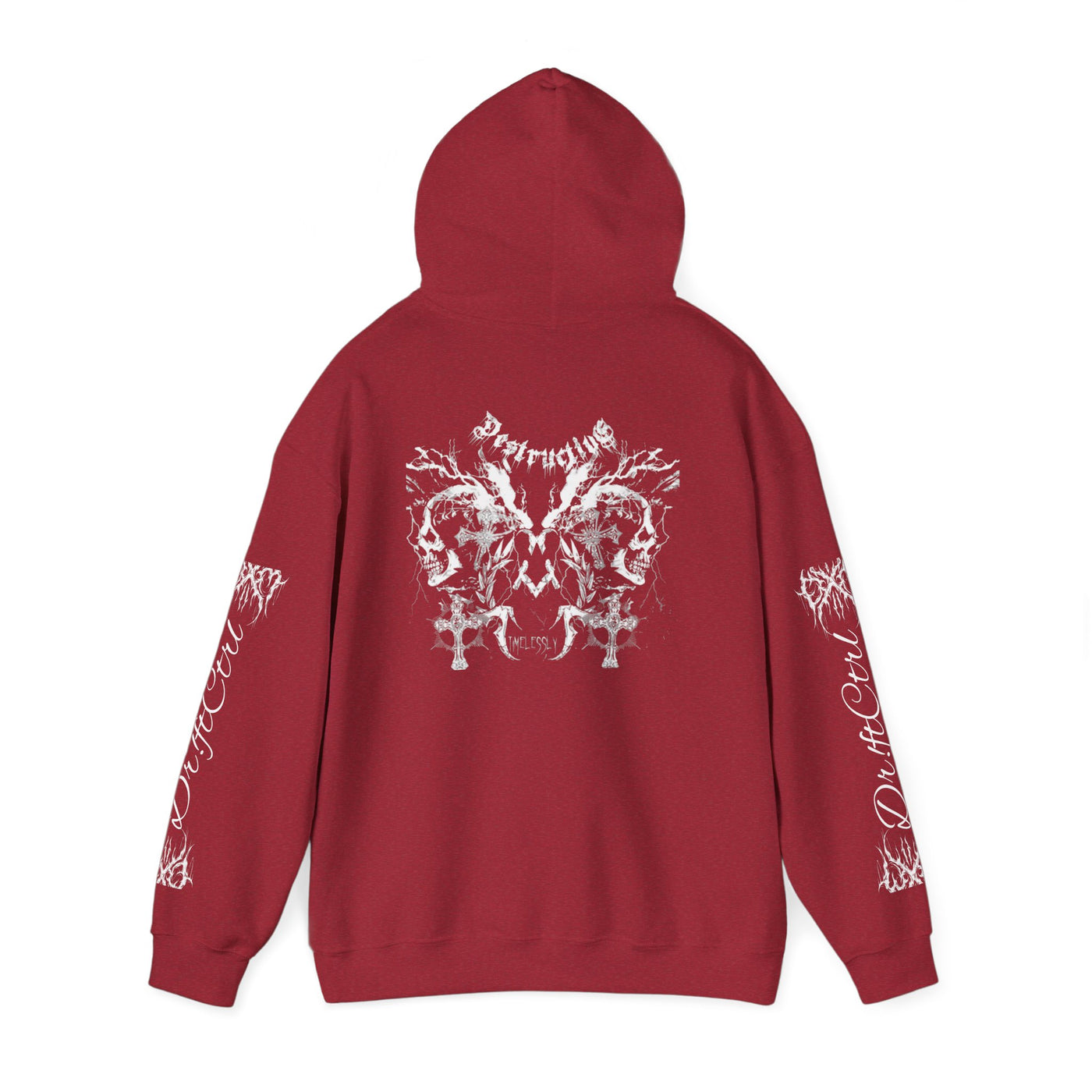 Gothic Rock Band Emo Hoodie, Comfortable Metal Design, Soft and Stylish, Great for Gifts, Unisex Heavy Blend Sweatshirt, Alternative