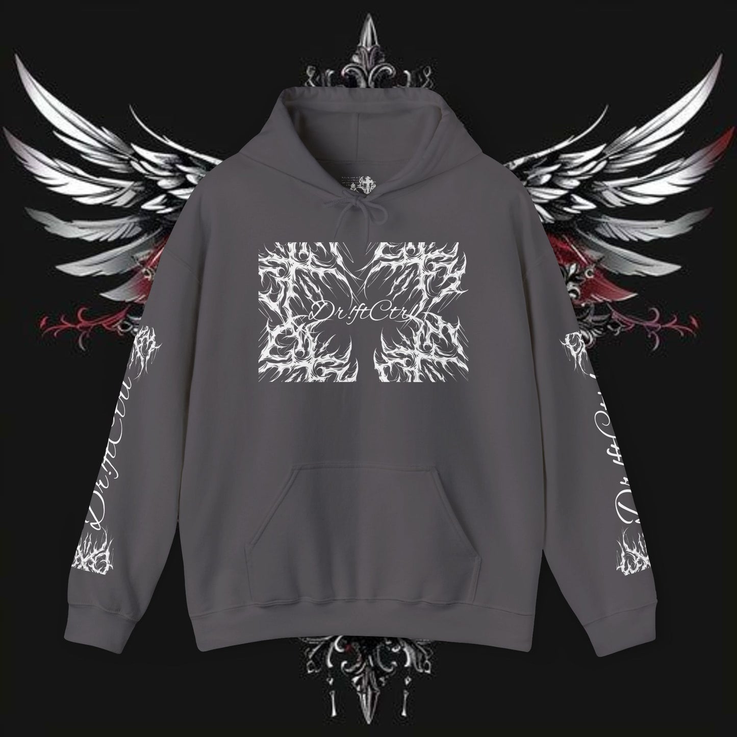 Gothic Rock Band Emo Hoodie, Comfortable Metal Design, Soft and Stylish, Great for Gifts, Unisex Heavy Blend Sweatshirt, Alternative