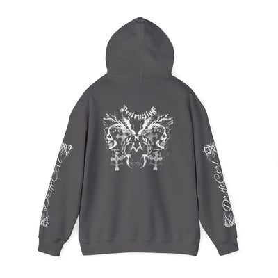 Gothic Rock Band Emo Hoodie, Comfortable Metal Design, Soft and Stylish, Great for Gifts, Unisex Heavy Blend Sweatshirt, Alternative