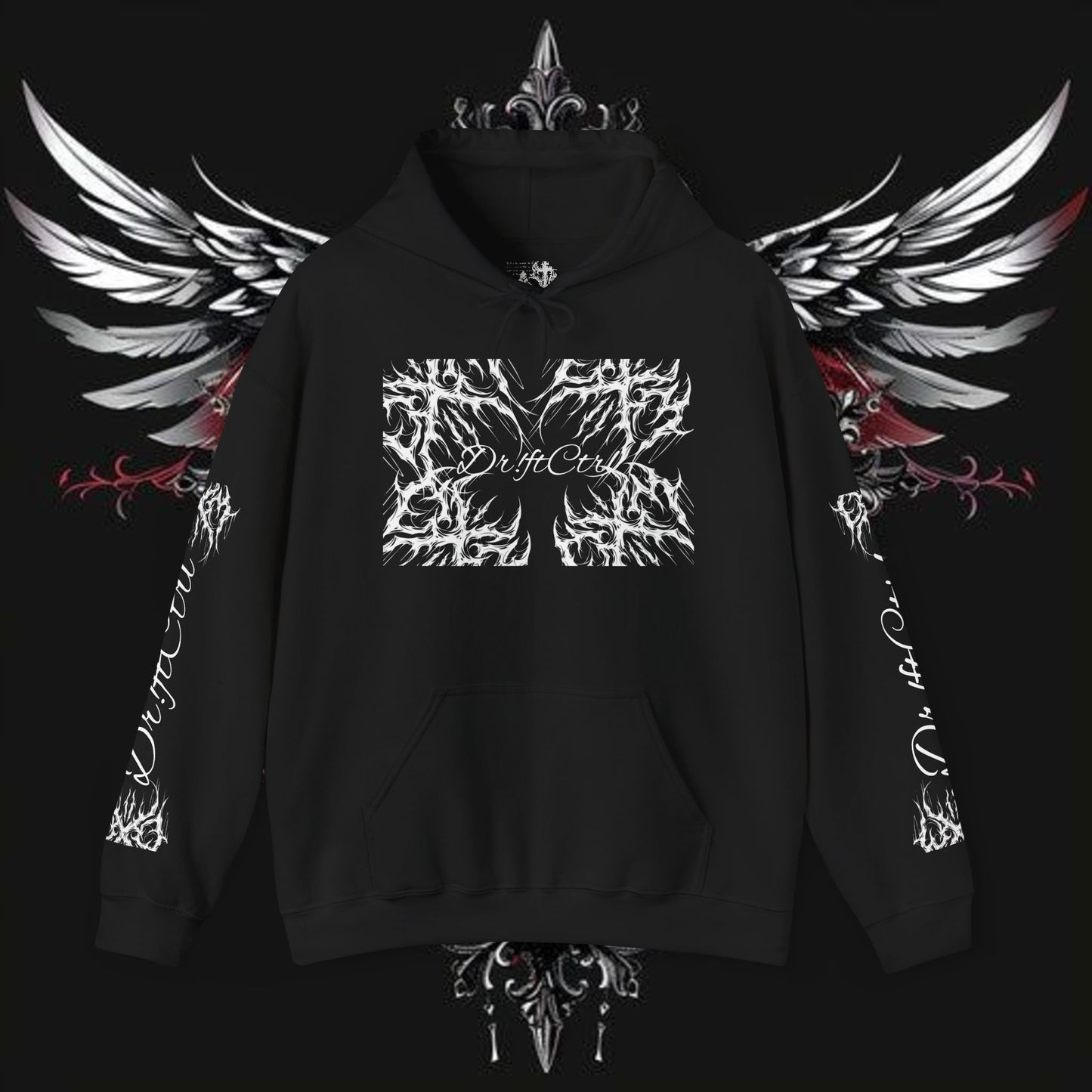 Gothic Rock Band Emo Hoodie, Comfortable Metal Design, Soft and Stylish, Great for Gifts, Unisex Heavy Blend Sweatshirt, Alternative