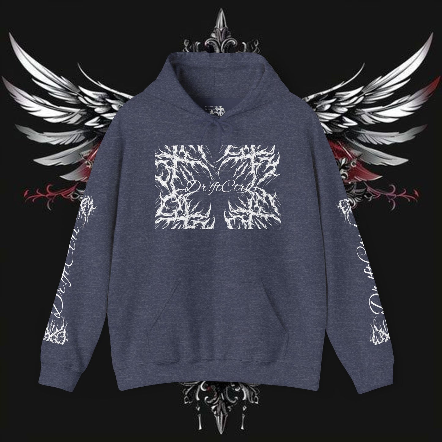 Gothic Rock Band Emo Hoodie, Comfortable Metal Design, Soft and Stylish, Great for Gifts, Unisex Heavy Blend Sweatshirt, Alternative