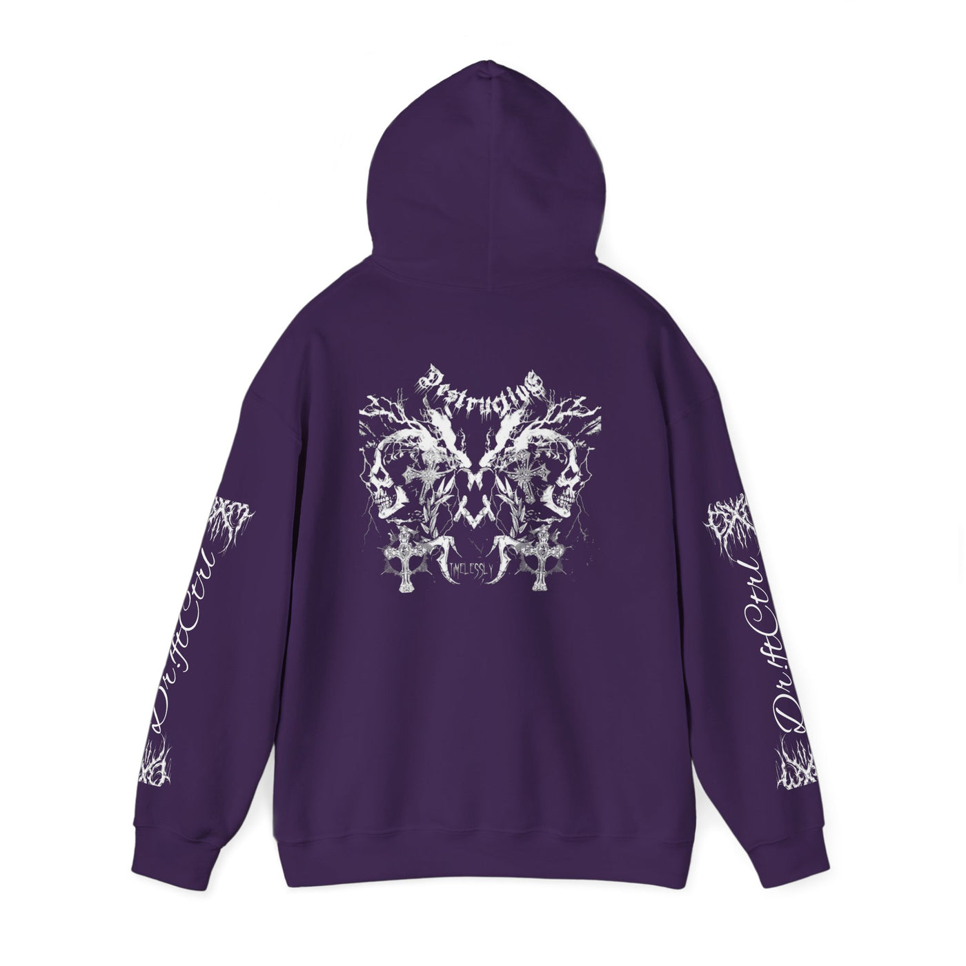 Gothic Rock Band Emo Hoodie, Comfortable Metal Design, Soft and Stylish, Great for Gifts, Unisex Heavy Blend Sweatshirt, Alternative