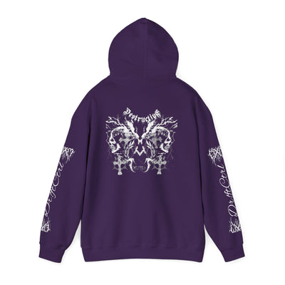 Gothic Rock Band Emo Hoodie, Comfortable Metal Design, Soft and Stylish, Great for Gifts, Unisex Heavy Blend Sweatshirt, Alternative