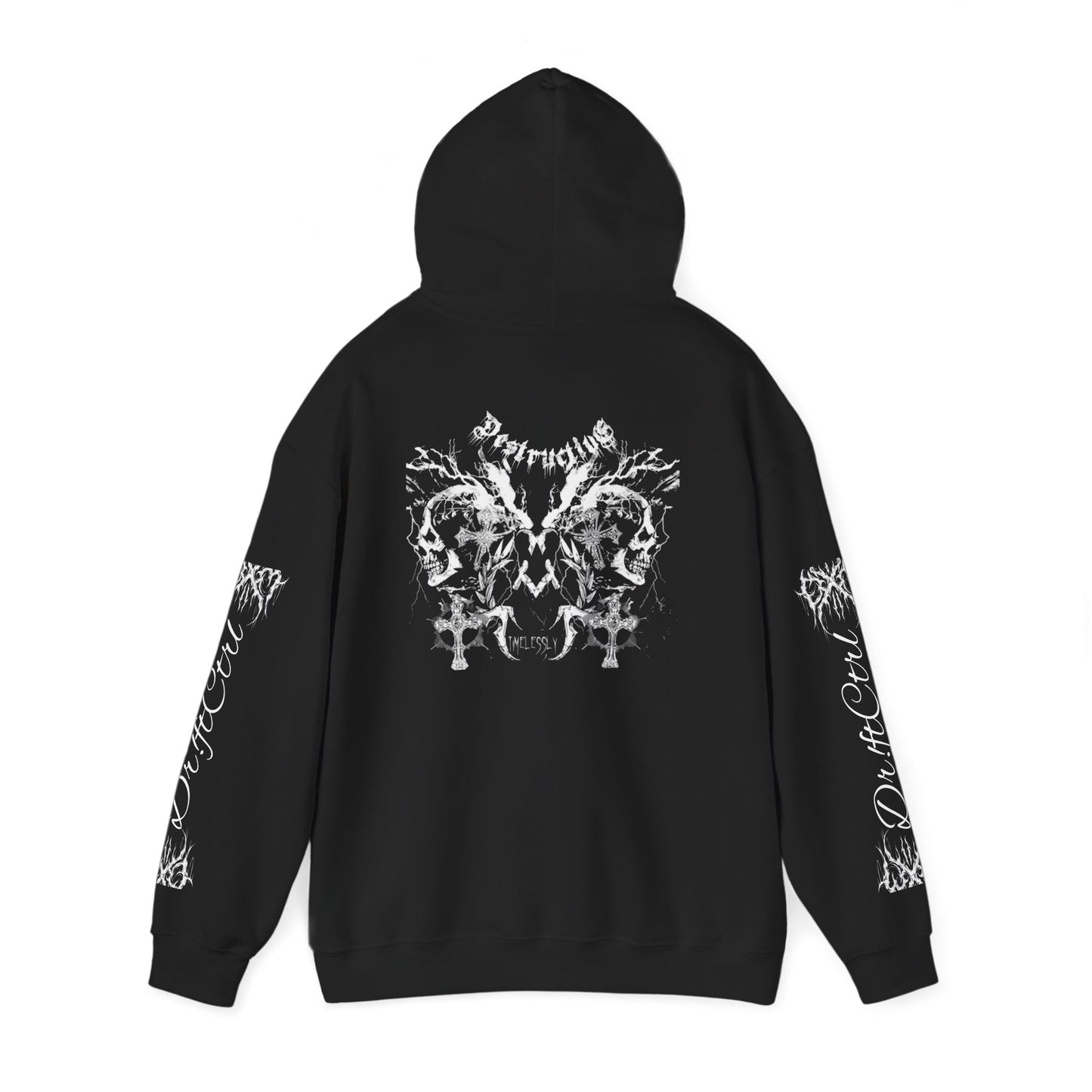 Gothic Rock Band Emo Hoodie, Comfortable Metal Design, Soft and Stylish, Great for Gifts, Unisex Heavy Blend Sweatshirt, Alternative