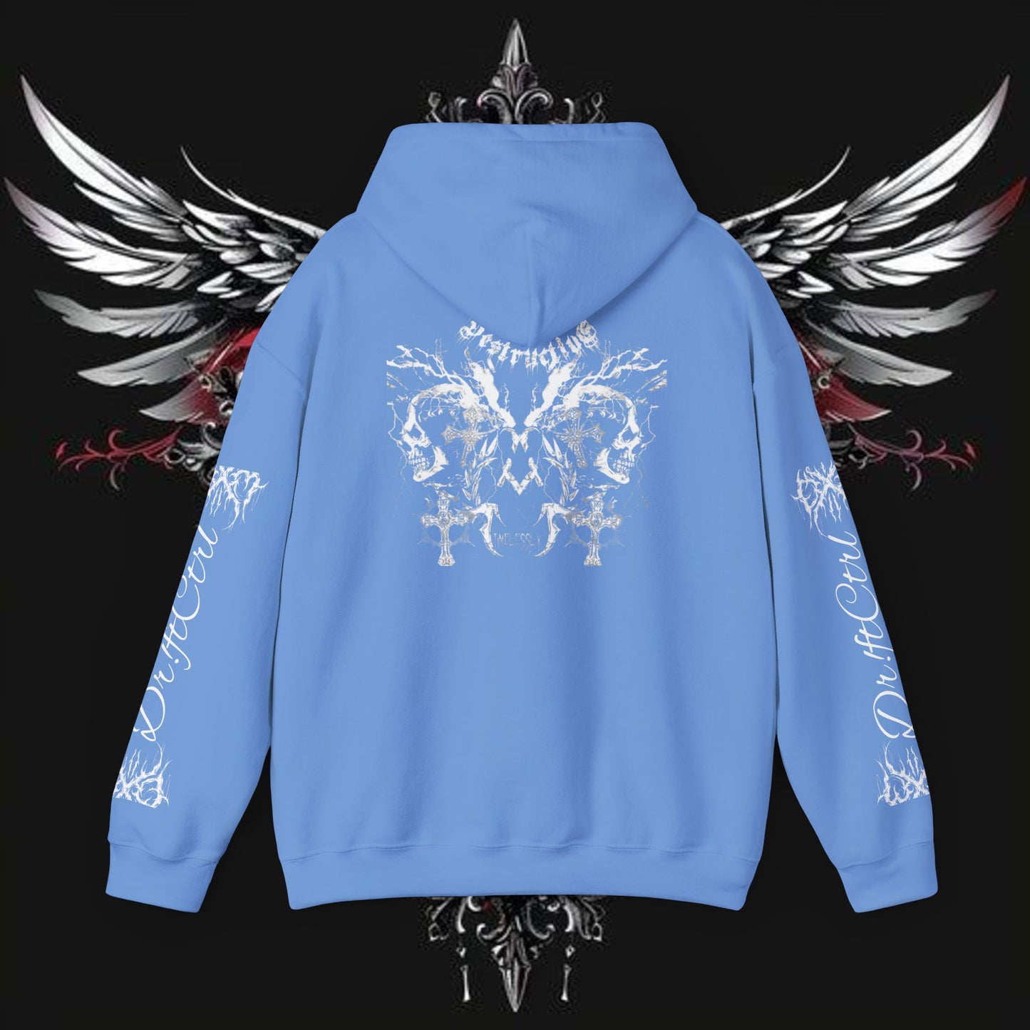 Gothic Rock Band Emo Hoodie, Comfortable Metal Design, Soft and Stylish, Great for Gifts, Unisex Heavy Blend Sweatshirt, Alternative