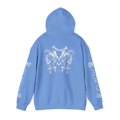 Gothic Rock Band Emo Hoodie, Comfortable Metal Design, Soft and Stylish, Great for Gifts, Unisex Heavy Blend Sweatshirt, Alternative
