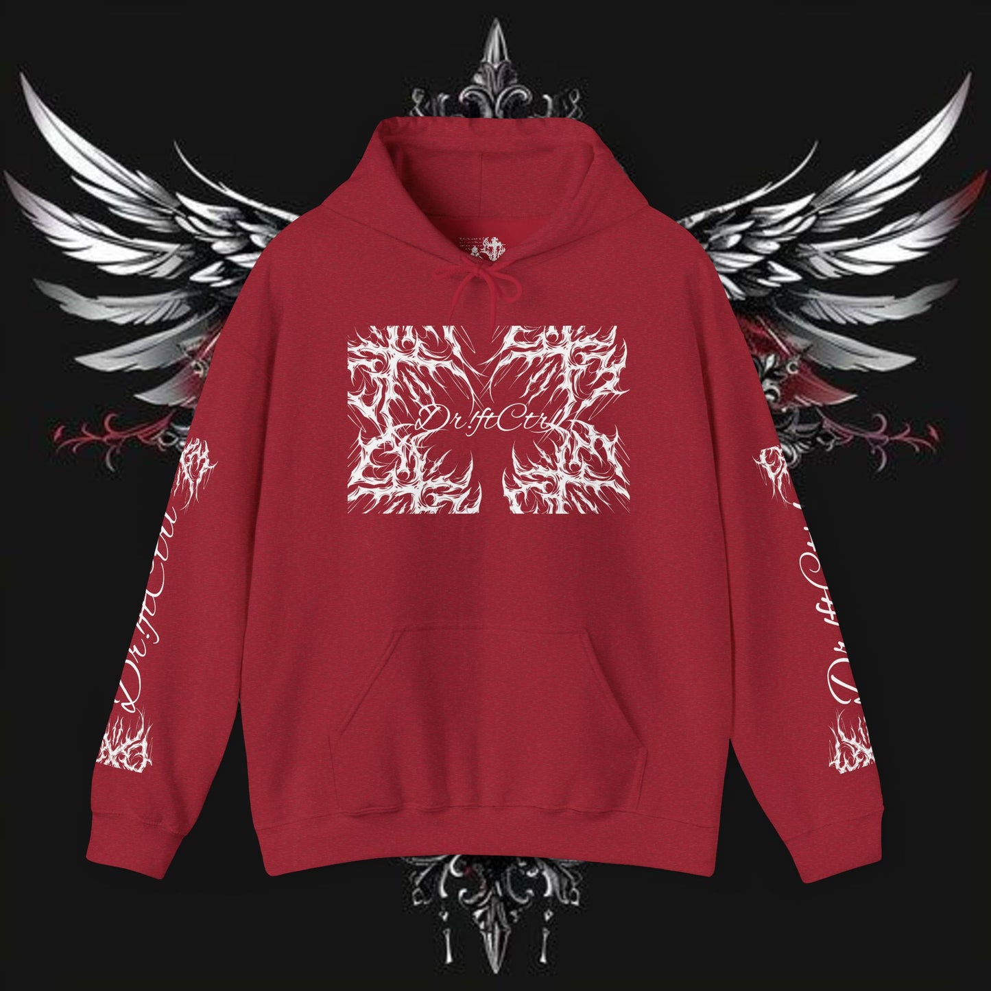 Gothic Rock Band Emo Hoodie, Comfortable Metal Design, Soft and Stylish, Great for Gifts, Unisex Heavy Blend Sweatshirt, Alternative