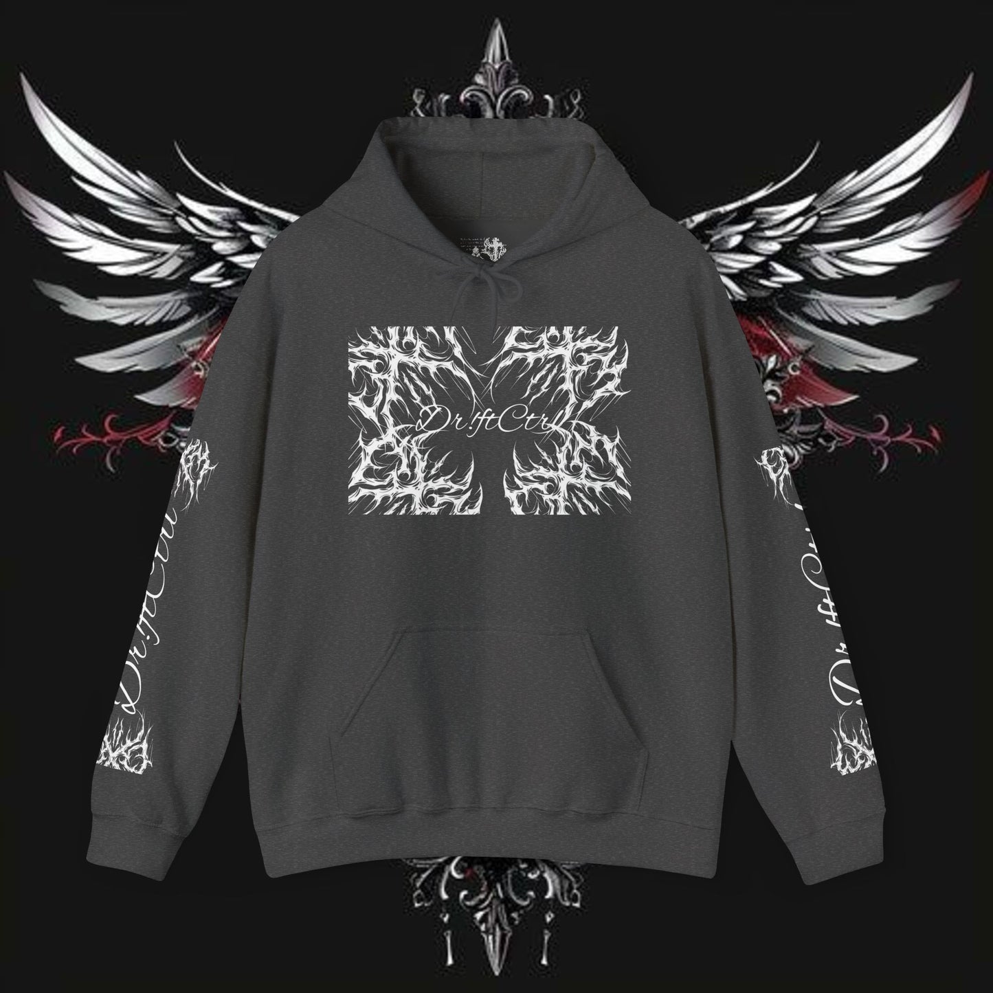 Gothic Rock Band Emo Hoodie, Comfortable Metal Design, Soft and Stylish, Great for Gifts, Unisex Heavy Blend Sweatshirt, Alternative