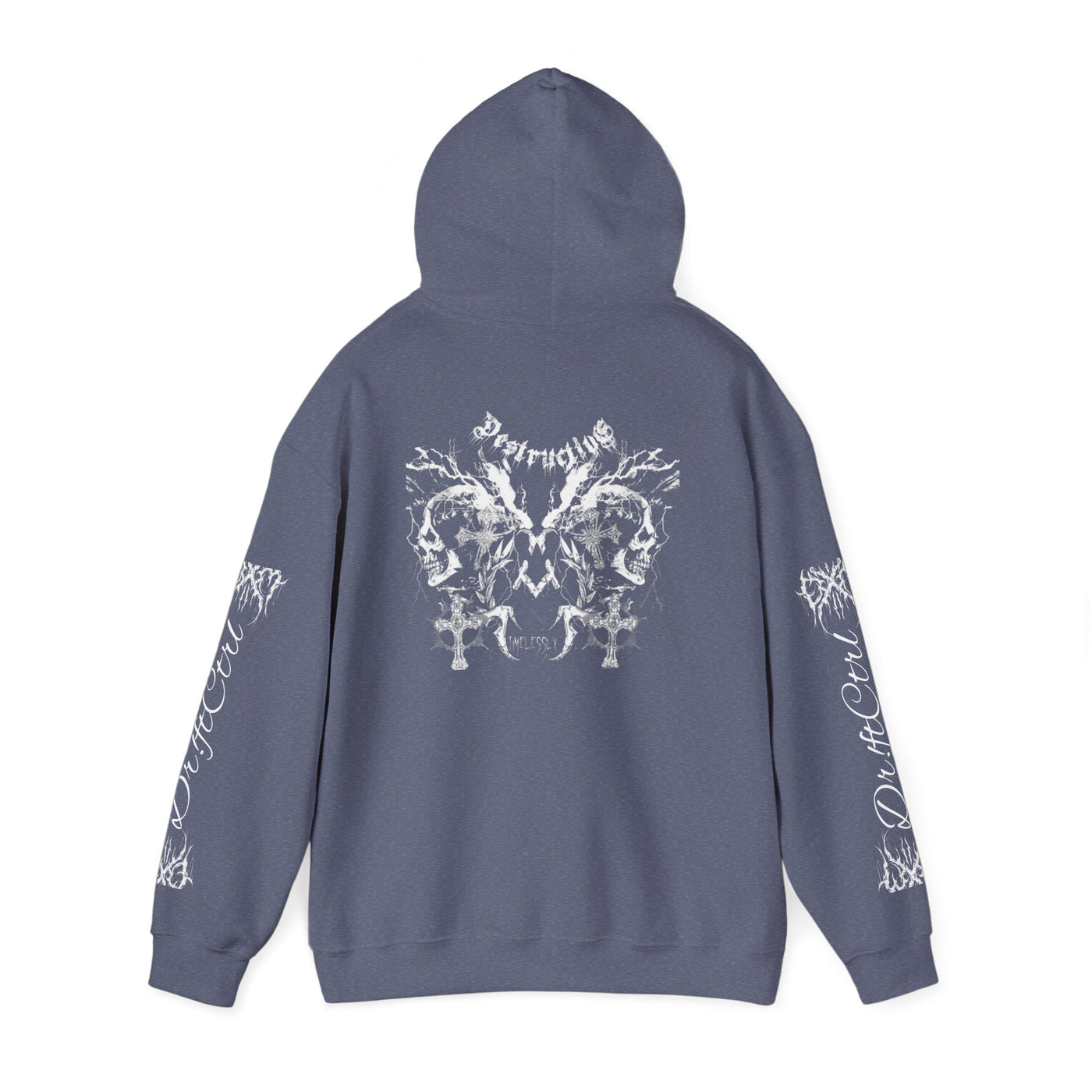 Gothic Rock Band Emo Hoodie, Comfortable Metal Design, Soft and Stylish, Great for Gifts, Unisex Heavy Blend Sweatshirt, Alternative