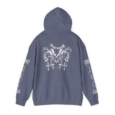 Gothic Rock Band Emo Hoodie, Comfortable Metal Design, Soft and Stylish, Great for Gifts, Unisex Heavy Blend Sweatshirt, Alternative