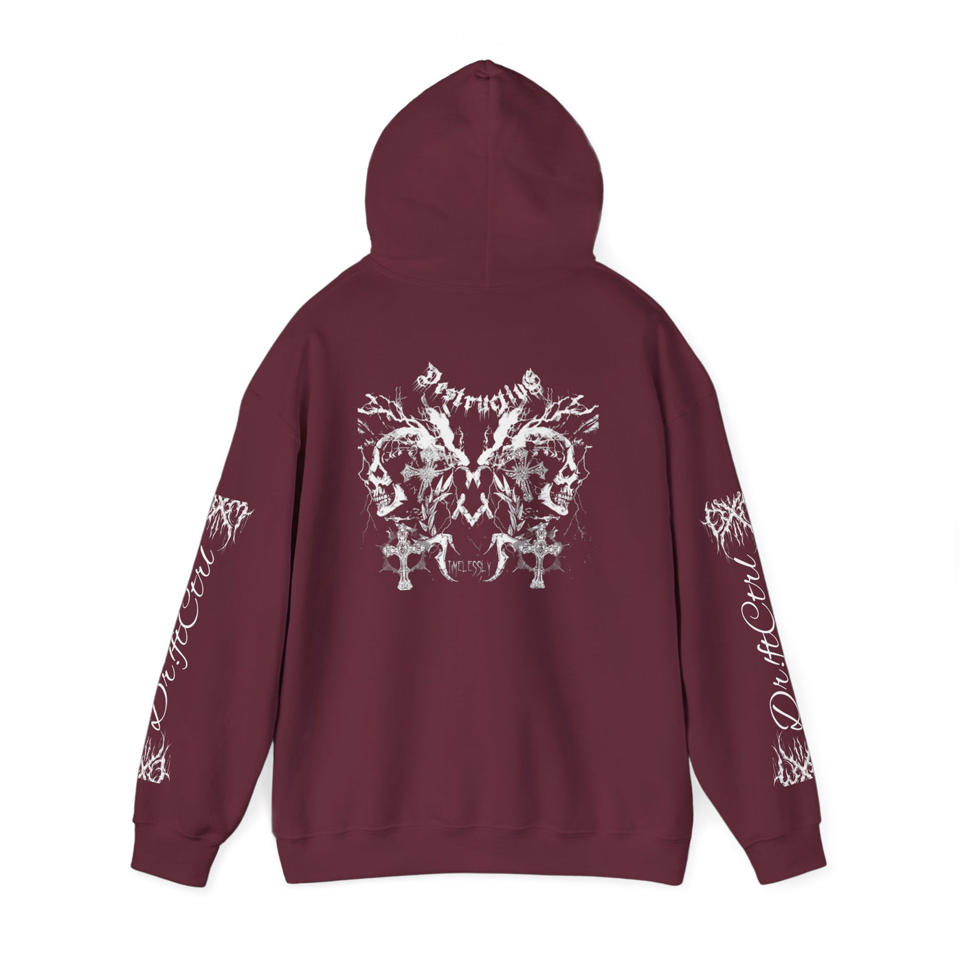 Gothic Rock Band Emo Hoodie, Comfortable Metal Design, Soft and Stylish, Great for Gifts, Unisex Heavy Blend Sweatshirt, Alternative