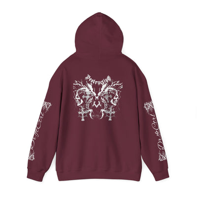 Gothic Rock Band Emo Hoodie, Comfortable Metal Design, Soft and Stylish, Great for Gifts, Unisex Heavy Blend Sweatshirt, Alternative