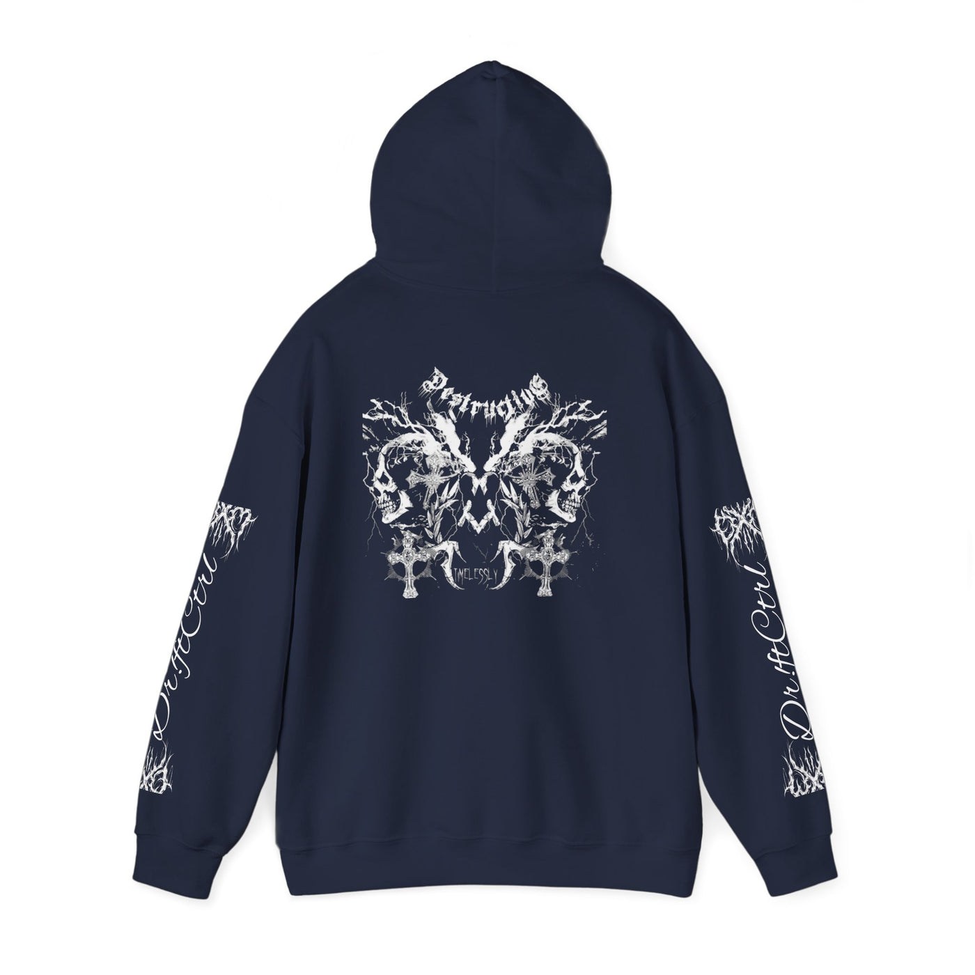 Gothic Rock Band Emo Hoodie, Comfortable Metal Design, Soft and Stylish, Great for Gifts, Unisex Heavy Blend Sweatshirt, Alternative