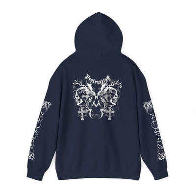 Gothic Rock Band Emo Hoodie, Comfortable Metal Design, Soft and Stylish, Great for Gifts, Unisex Heavy Blend Sweatshirt, Alternative